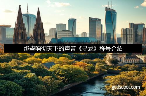 那些响彻天下的声音《寻龙》称号介绍